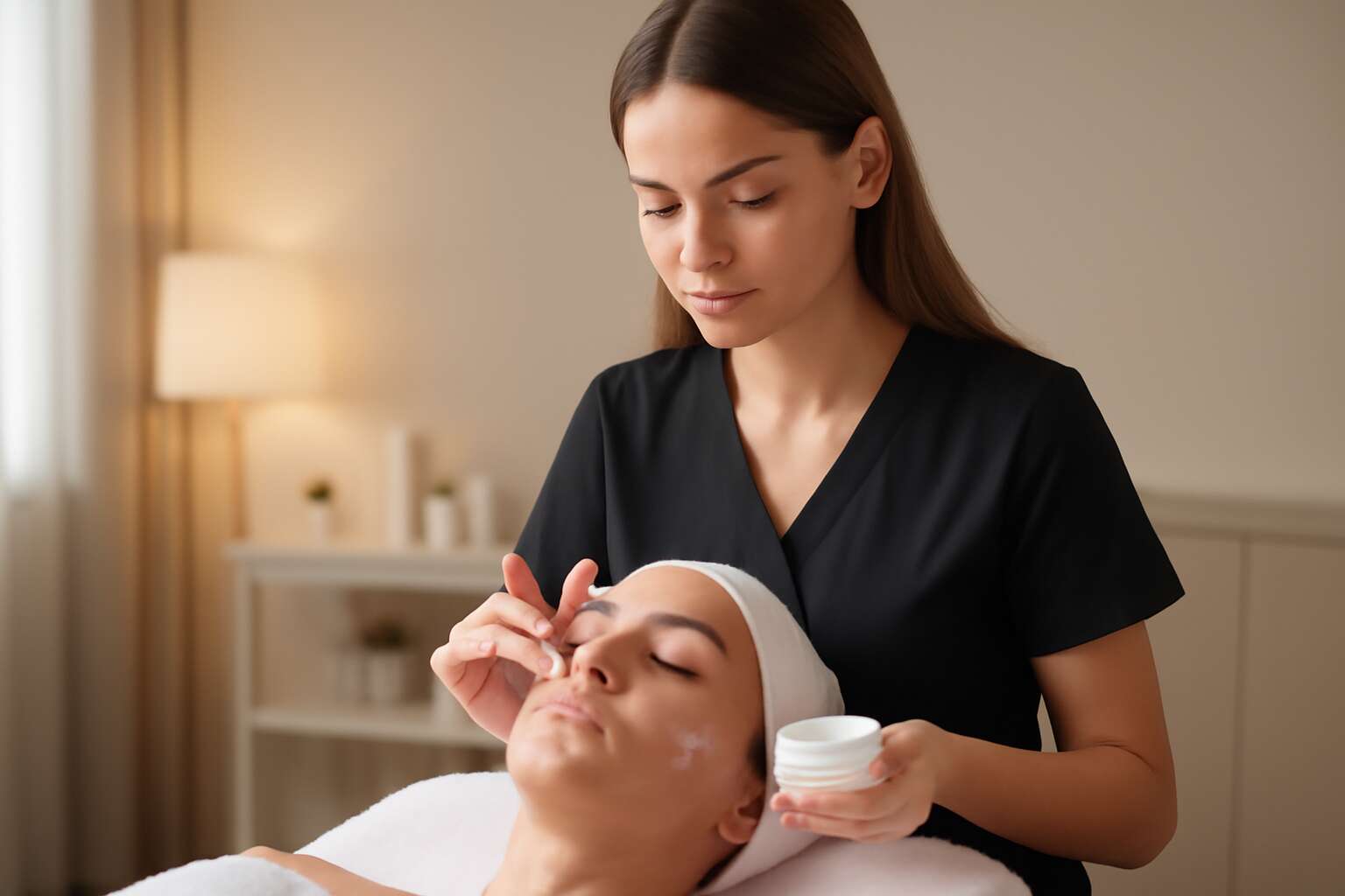 beautician or esthetician