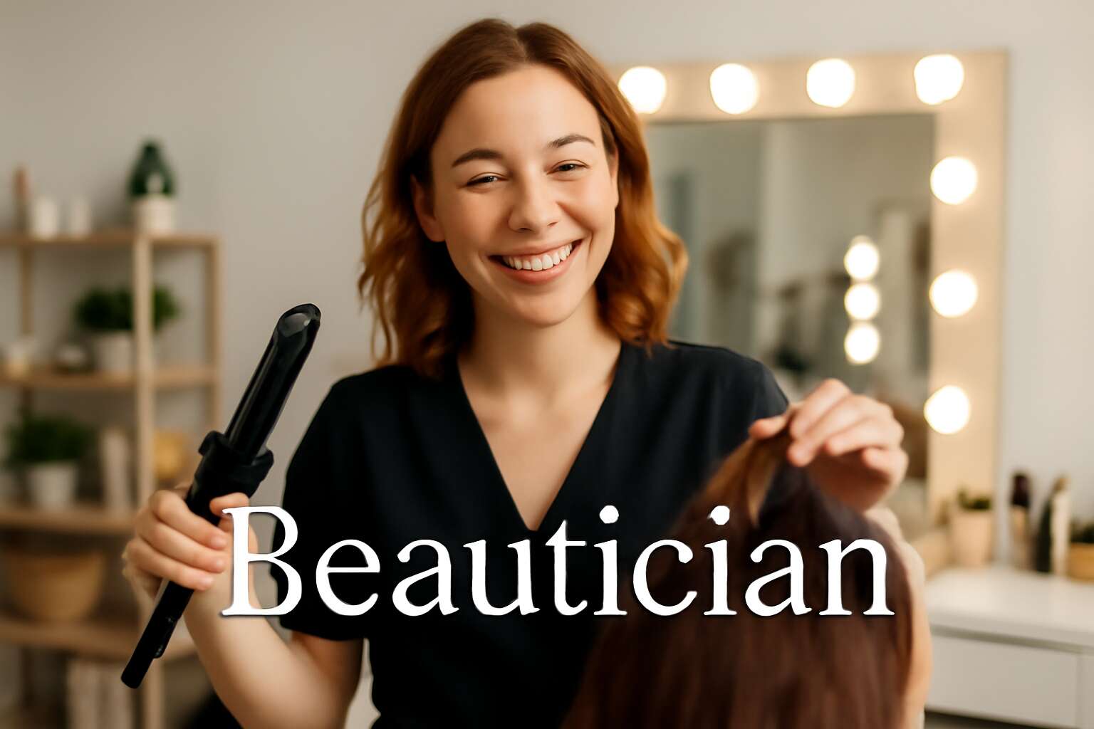 how to spell beautician