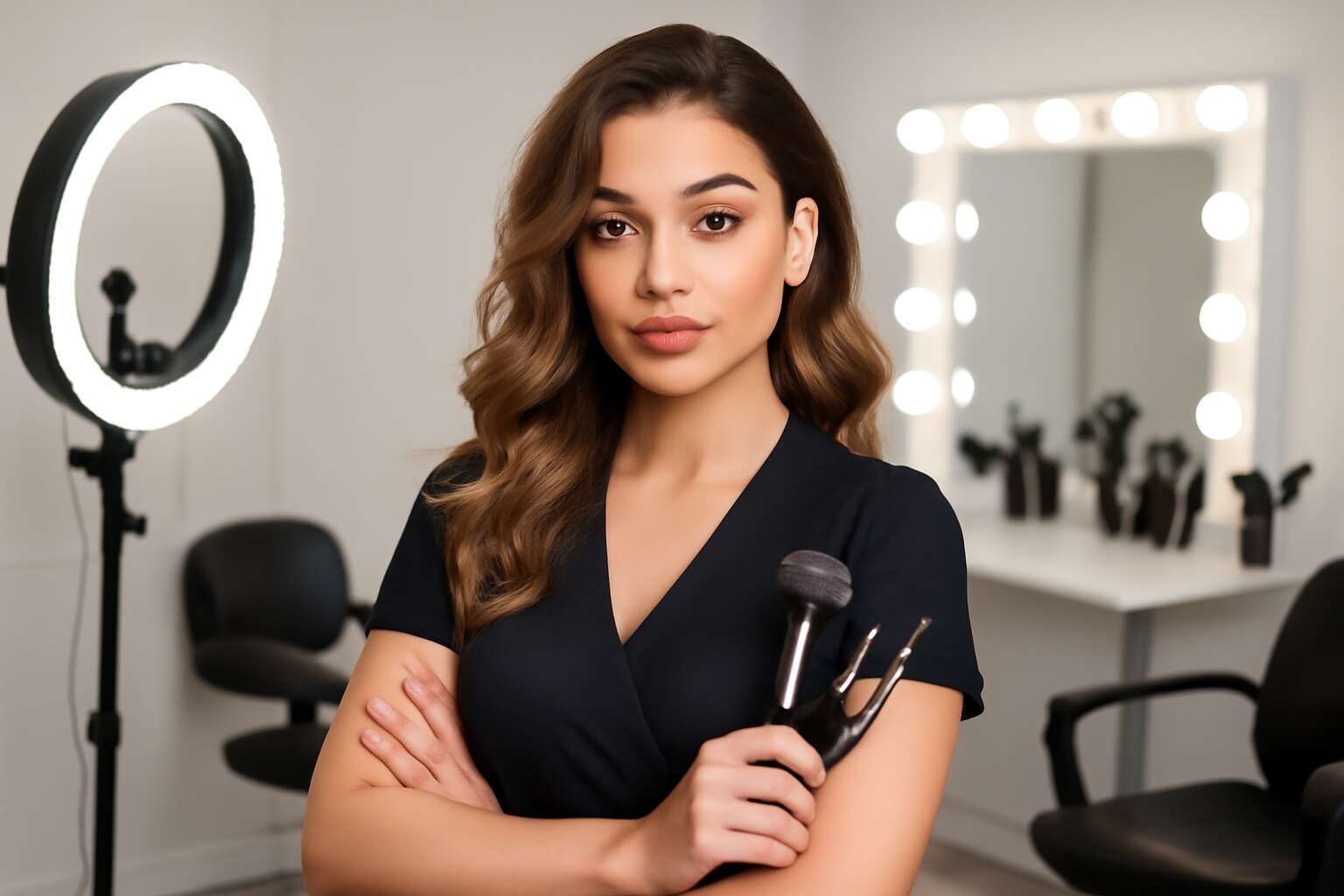 beautician photoshoot