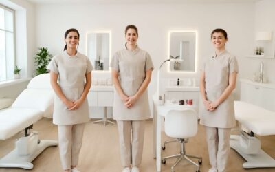 Elevate your team with the beautyician uniform for salon staff – stylish, practical, professional.
