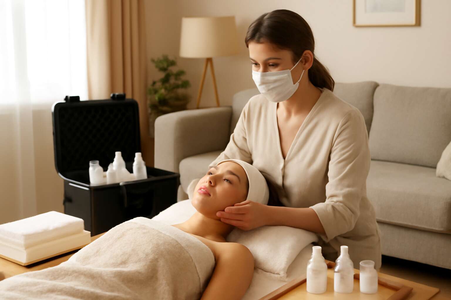 beautician for home service