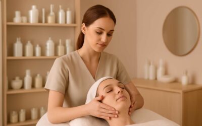 Stunning beautician picture reveals expert makeup artistry and radiant confidence.