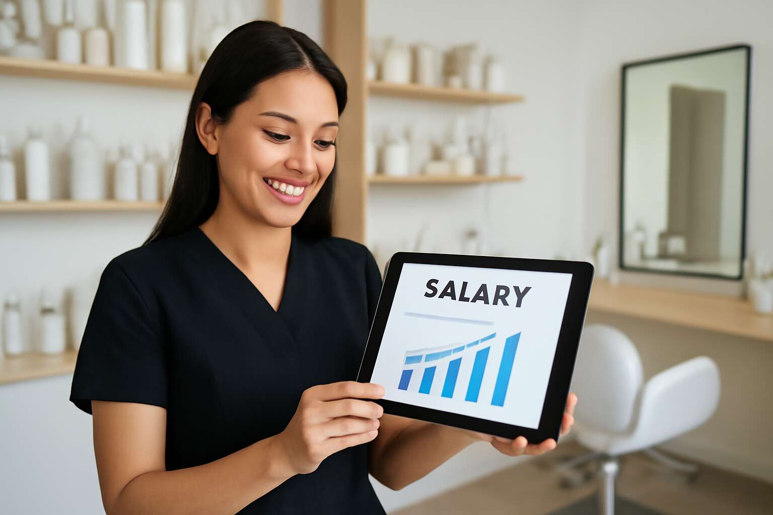 beautician salary