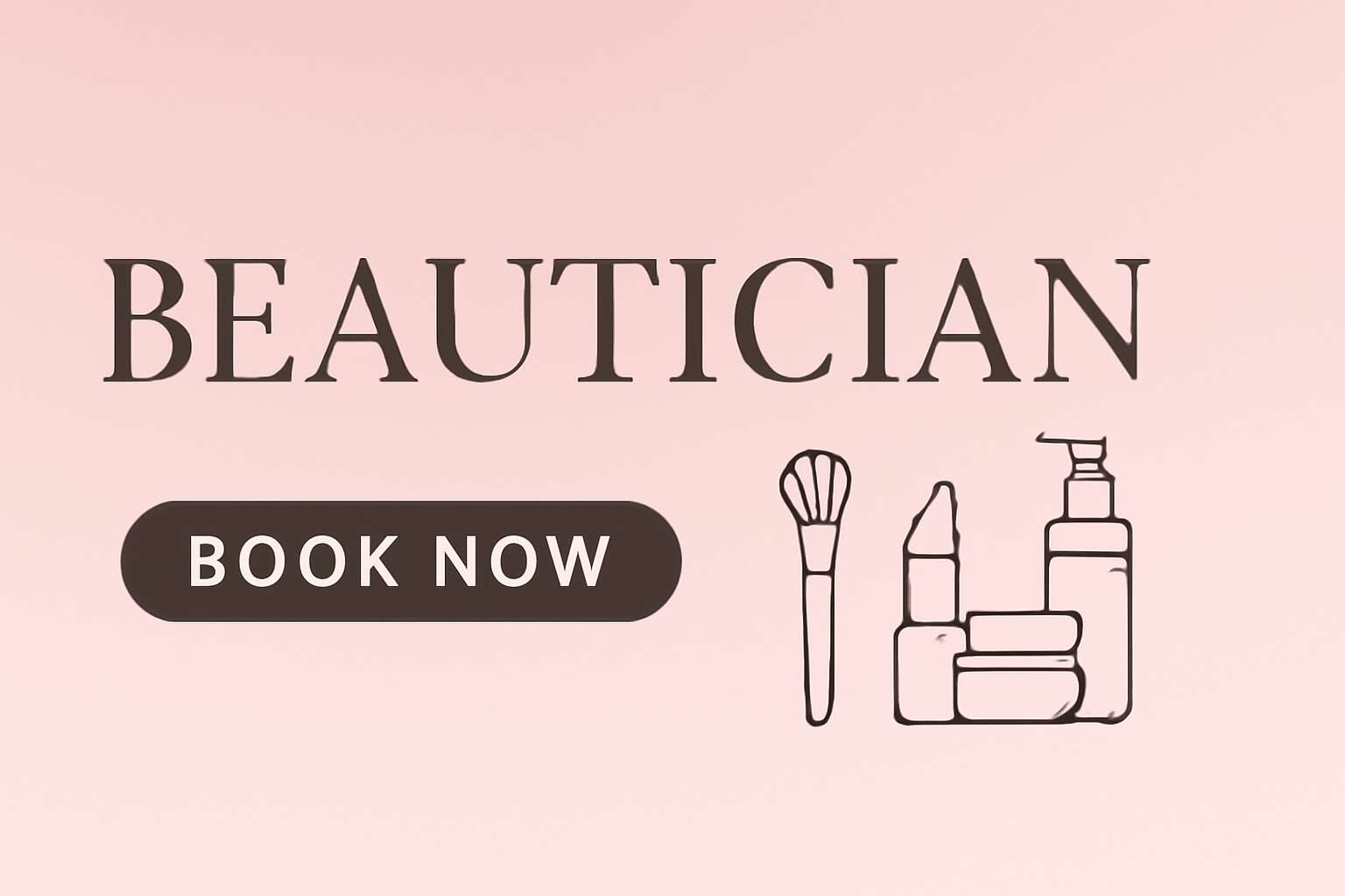 beautician banner design