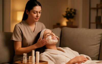 Relax at home with a beautician near me home service—book your glow today.